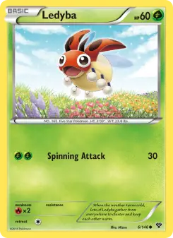 Pokémon-Karte Ledyba 006/146