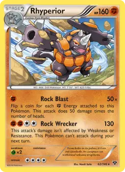 Pokémon-Karte Rhyperior 062/146