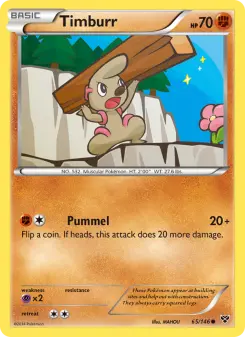 Pokémon-Karte Timburr 065/146