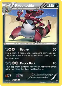 Pokémon-Karte Krookodile 071/146