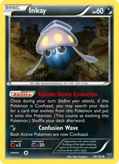 Pokémon-Karte Inkay 074/146