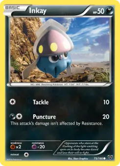 Pokémon-Karte Inkay 075/146