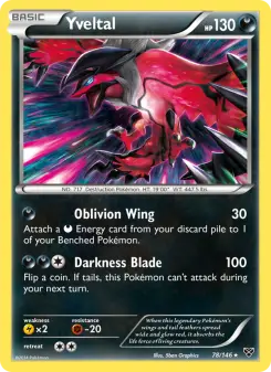 Pokémon-Karte Yveltal 078/146