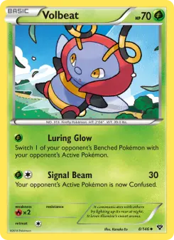 Pokémon-Karte Volbeat 008/146
