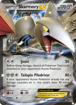 Pokémon-Karte Skarmory EX 080/146