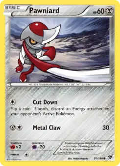 Pokémon-Karte Pawniard 081/146