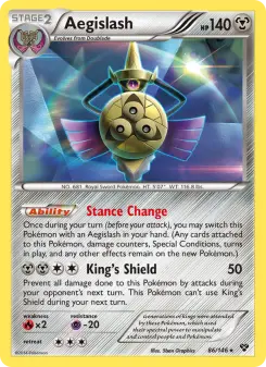 Pokémon-Karte Aegislash 086/146