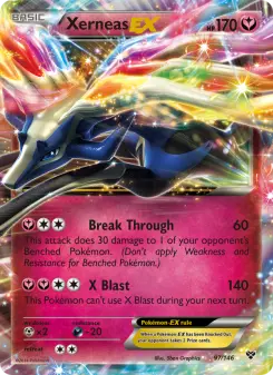 Pokémon-Karte Xerneas EX 097/146