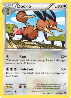 Pokémon-Karte Dodrio 099/146