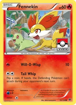 Pokémon-Karte Fennekin 010/124