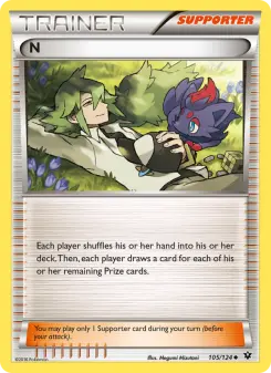 Pokémon-Karte N 105/124