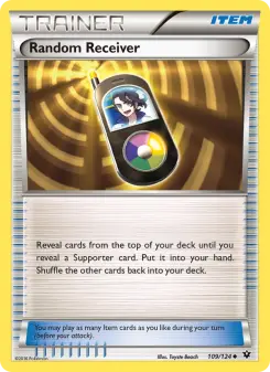Pokémon-Karte Random Receiver 109/124