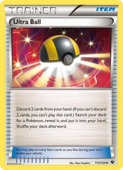Pokémon-Karte Ultra Ball 113/124