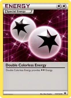 Pokémon-Karte Double Colorless Energy 114/124