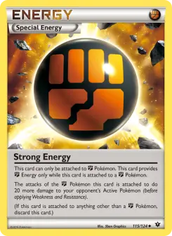 Pokémon-Karte Strong Energy 115/124