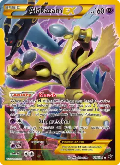 Pokémon-Karte Alakazam EX 125/124