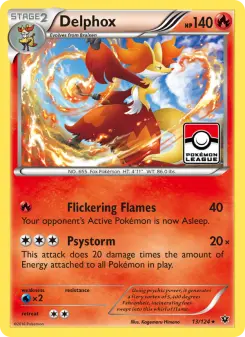 Pokémon-Karte Delphox 013/124