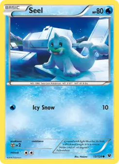Pokémon-Karte Seel 015/124