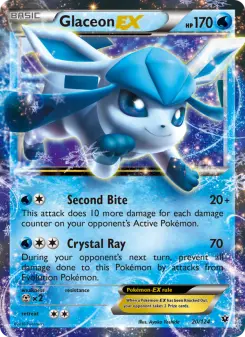 Pokémon-Karte Glaceon EX 020/124