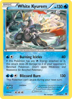 Pokémon-Karte White Kyurem 021/124