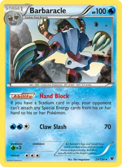 Pokémon-Karte Barbaracle 023/124
