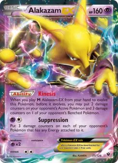 Pokémon-Karte Alakazam EX 025/124