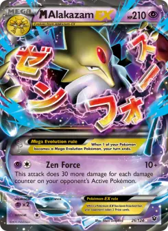 Pokémon-Karte M Alakazam EX 026/124