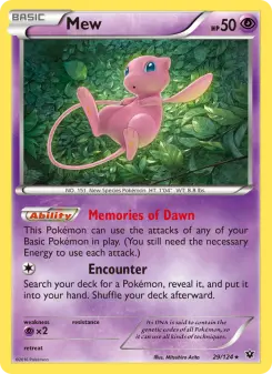 Pokémon-Karte Mew 029/124