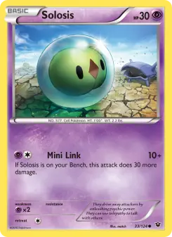 Pokémon-Karte Solosis 033/124