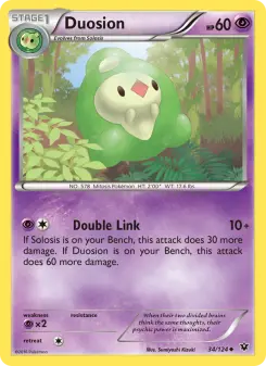 Pokémon-Karte Duosion 034/124