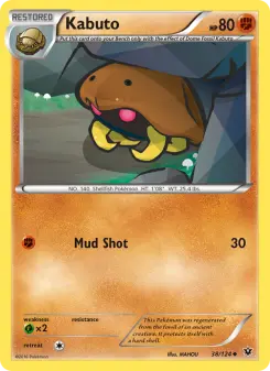 Pokémon-Karte Kabuto 038/124