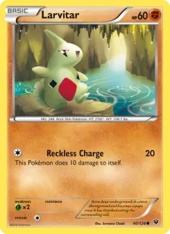 Pokémon-Karte Larvitar 040/124