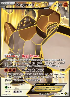 Pokémon-Karte Regirock EX 43a