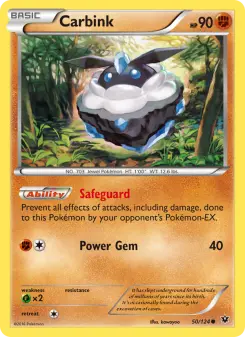 Pokémon-Karte Carbink 050/124