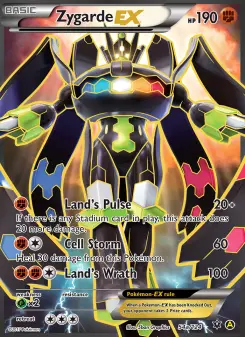 Pokémon-Karte Zygarde EX 54a
