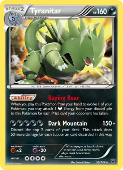 Pokémon-Karte Tyranitar 056/124