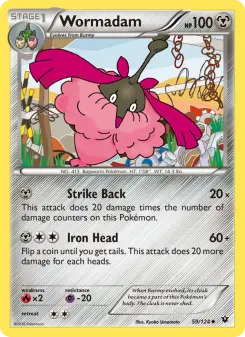 Pokémon-Karte Wormadam 059/124