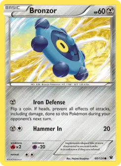Pokémon-Karte Bronzor 060/124