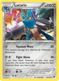 Pokémon-Karte Lucario 063/124