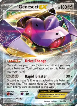Pokémon-Karte Genesect EX 064/124