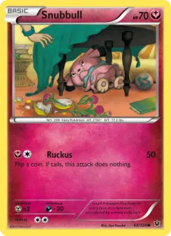 Pokémon-Karte Snubbull 068/124