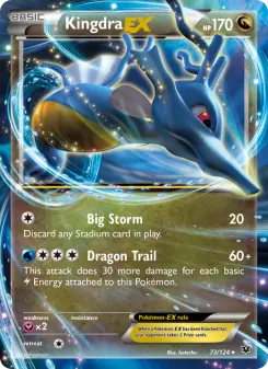 Pokémon-Karte Kingdra EX 073/124
