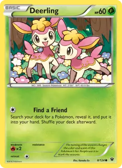 Pokémon-Karte Deerling 008/124