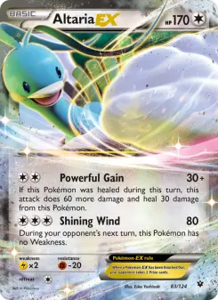 Pokémon-Karte Altaria EX 083/124