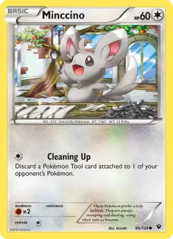 Pokémon-Karte Minccino 086/124
