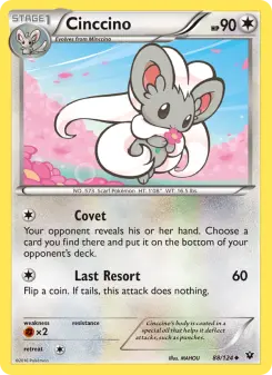 Pokémon-Karte Cinccino 088/124