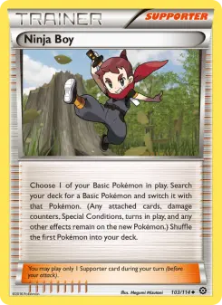 Pokémon-Karte Ninja Boy 103/114