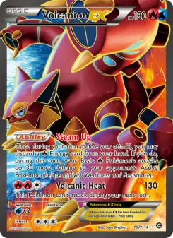 Pokémon-Karte Volcanion EX 107/114