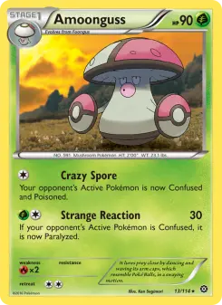 Pokémon-Karte Amoonguss 013/114