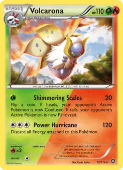 Pokémon-Karte Volcarona 015/114